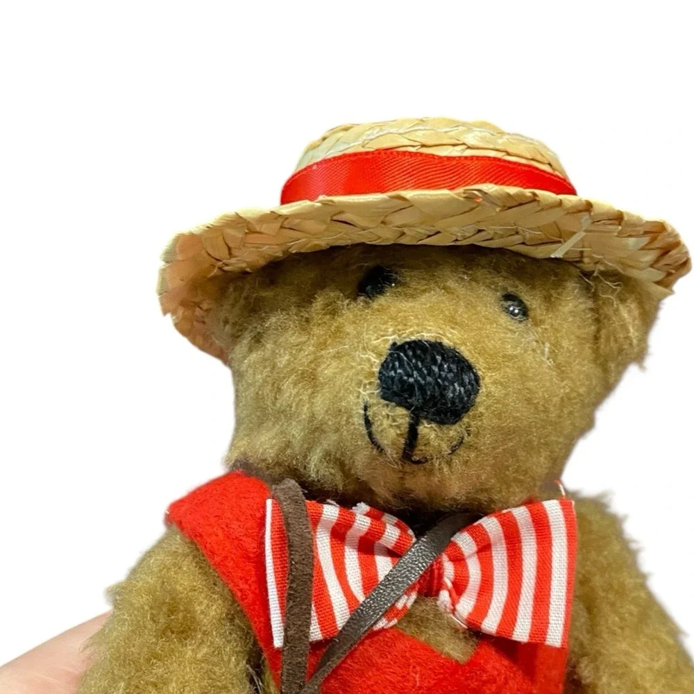 Vintage 90s Robin Rive Eb Teddy Bear Countrylife New Zealand Handmade w/ Tags 6
